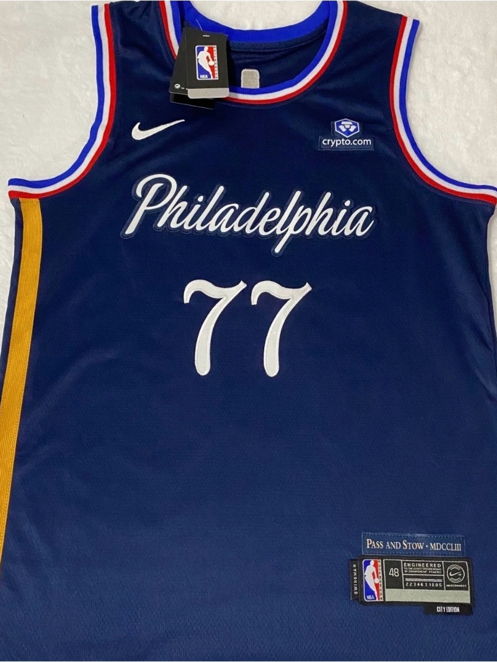 VJ Edgecombe “city jersey” Philadelphia Style size 48 (L-XL)
